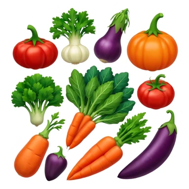 fresh vegetables sticker
