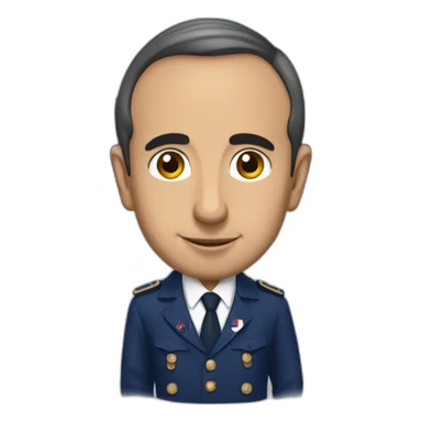 eric zemmour with france flag sticker