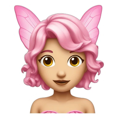 Fairy bikini rose sticker