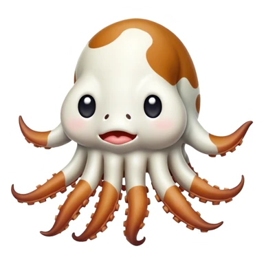 Cow squid mellow  sticker