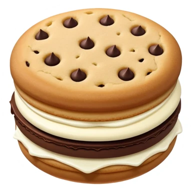 sandwich cookie with cream filling sticker