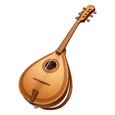 Ukrainian musical instrument kobza sticker