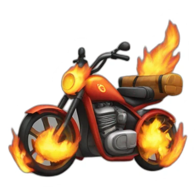 pyro bike sticker