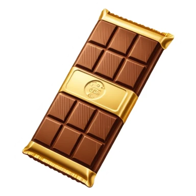 Chocolate bar emoji sticker
