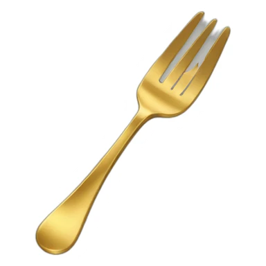 golden fork sticker