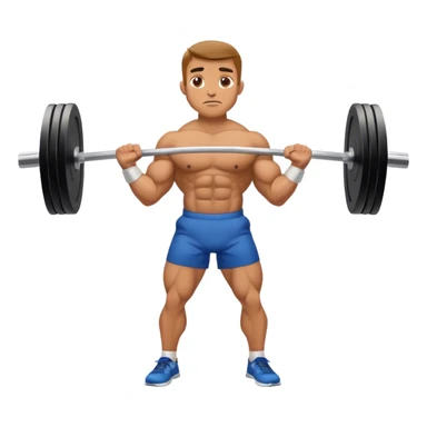 barbell shrugs sticker