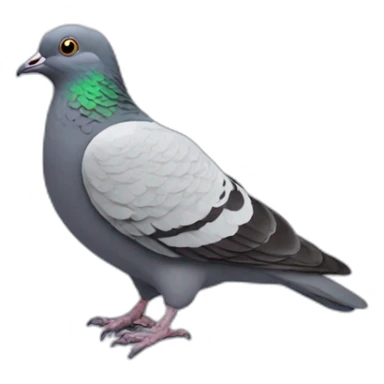 A pigeon who wants to make the world his own sticker