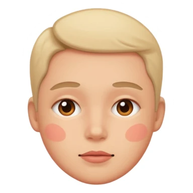 make A image fo blushin deeply sticker