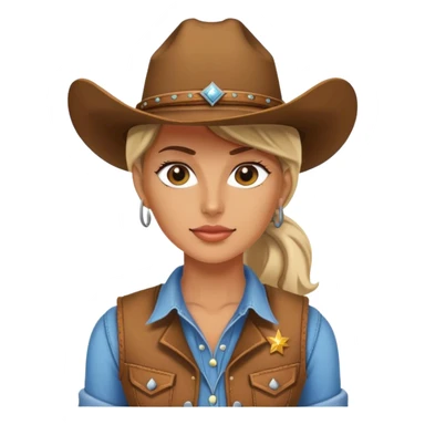 Cowgirl  sticker