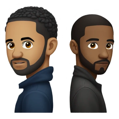 Drake vs kendrick Lamar sticker