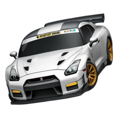 Rc car gtr sticker
