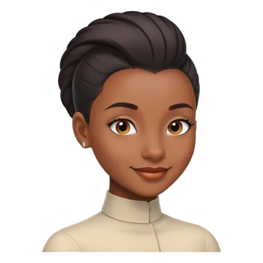 black girl with slick back mommy sticker