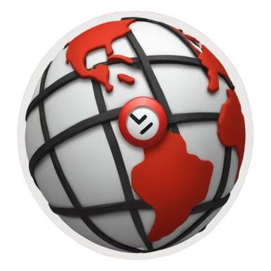 Pokeball globe sticker