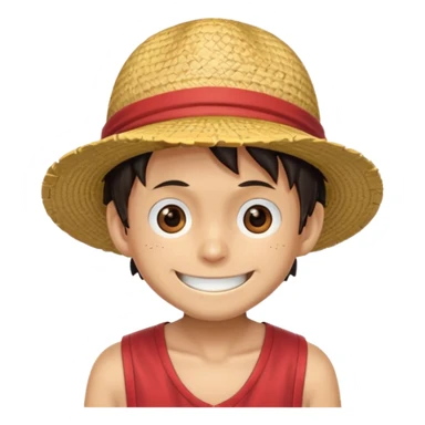 J’aimerais que tu me crées un emoji sur Monkeydi Luffy sticker