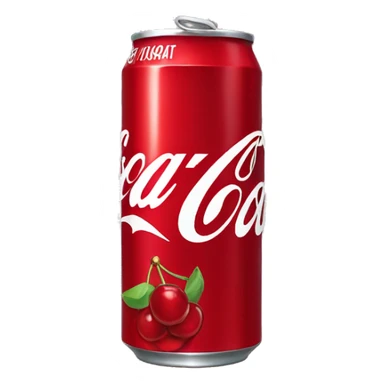canette de coca cola cherry  sticker