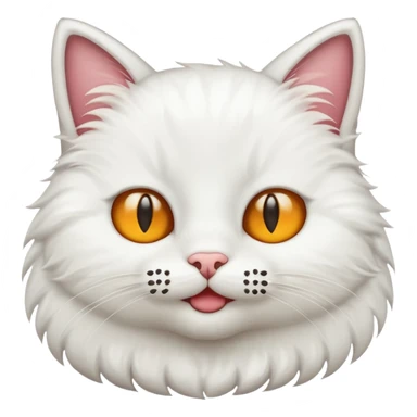 Cat saying eat me sticker