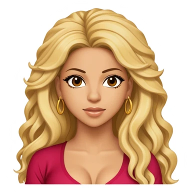 Cinematic Realistic portrait of Shakira, shown as a dynamic pop icon with expressive features and detailed modern attire, illuminated by vibrant, energetic lighting that highlights her global influence sticker