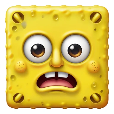 Very angry SpongeBob  sticker