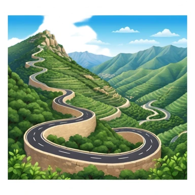 puerto de montaña mallorca sticker