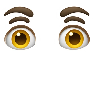 Rolling my eyes sticker