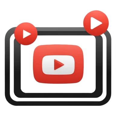 youtube interface in browser sticker