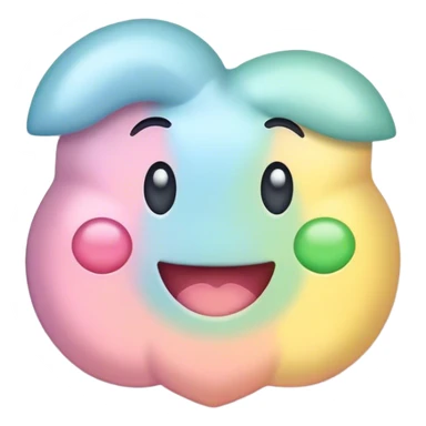 pastel sign say "wow" sticker