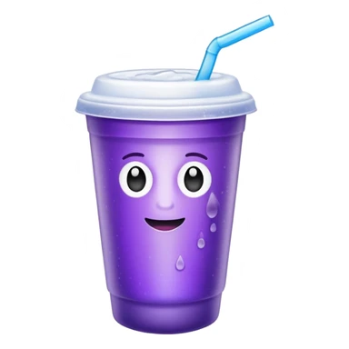 purple drink in styrofoam cup sticker