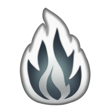 Silver fire  sticker