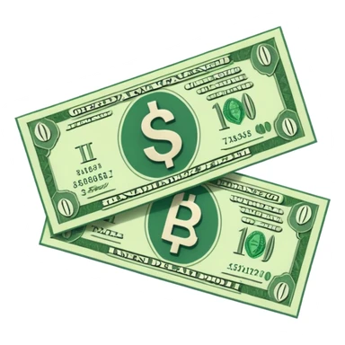 A rupee bill sticker