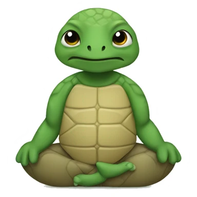 Turtle meditation  sticker