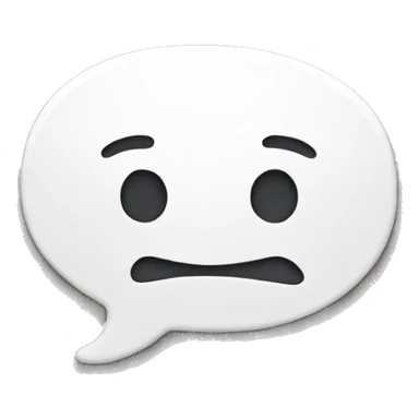 an empty speechbubble sticker