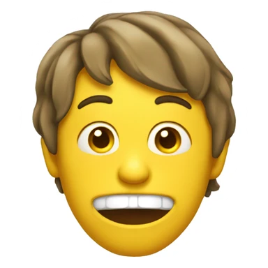 yellow guy drooling sticker