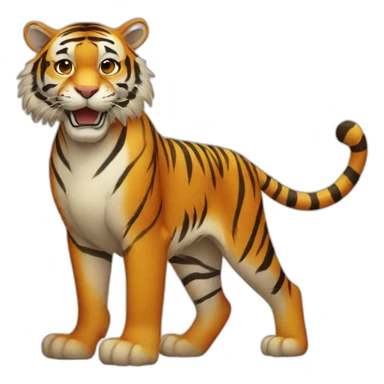 Tiger Full Body sticker