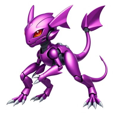 Miraidon-Genesect-Fakémon-hybrid-creature (full body)  sticker