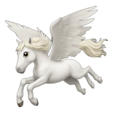 Flying horse sticker