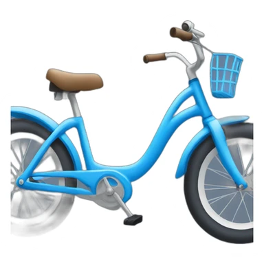blue bike sticker