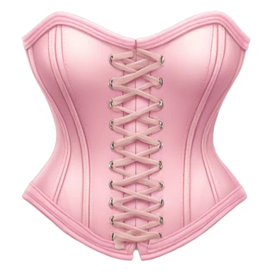 Pastel pink corset  sticker