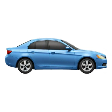 car with a turn signal sticker