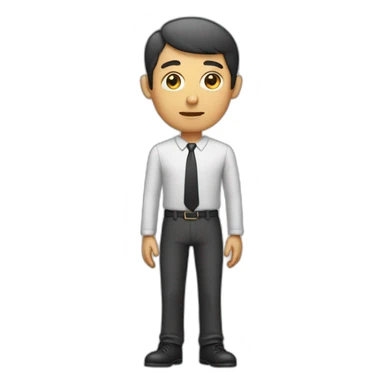 THIN MAN STANDING sticker