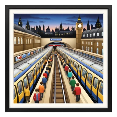 London underground sticker