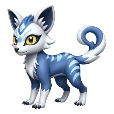 Genet-Absol-Zeraora-Primagen-fusion-creature  sticker