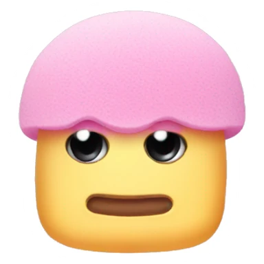 Makeup sponge sticker