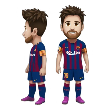 messi super sayayin sticker