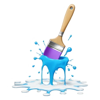paint splashes sticker