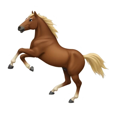 Bucking horse sticker