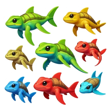 a set of emotes for youtube memberships based on a gek from No man's sky video game sticker