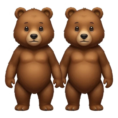 2 Bears , Clone. sticker