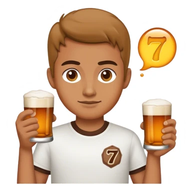 Can in a 7 brew shirt sticker