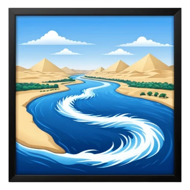 nile river sticker