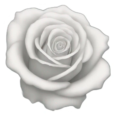 A blue rose with the trendy sticker